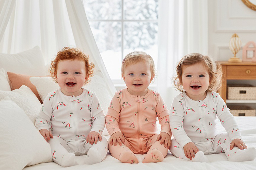 картинка Ткань с принтом Морковки Т697_6 от компании Руткани