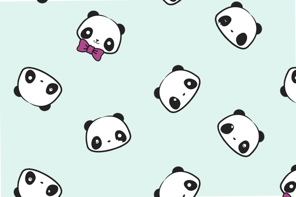 картинка Набивка panda mint от компании Руткани