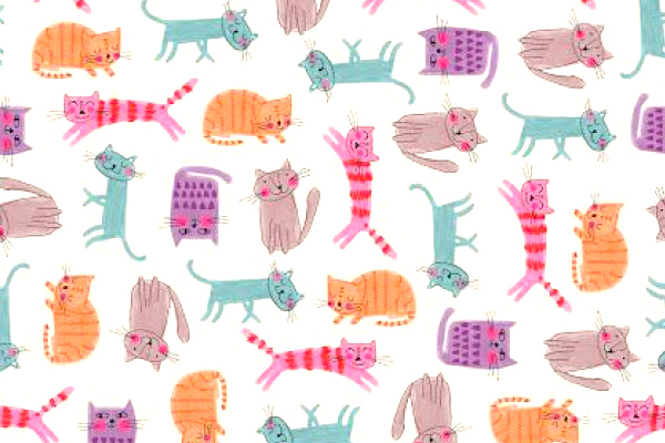 картинка Набивка colorful cats от компании Руткани