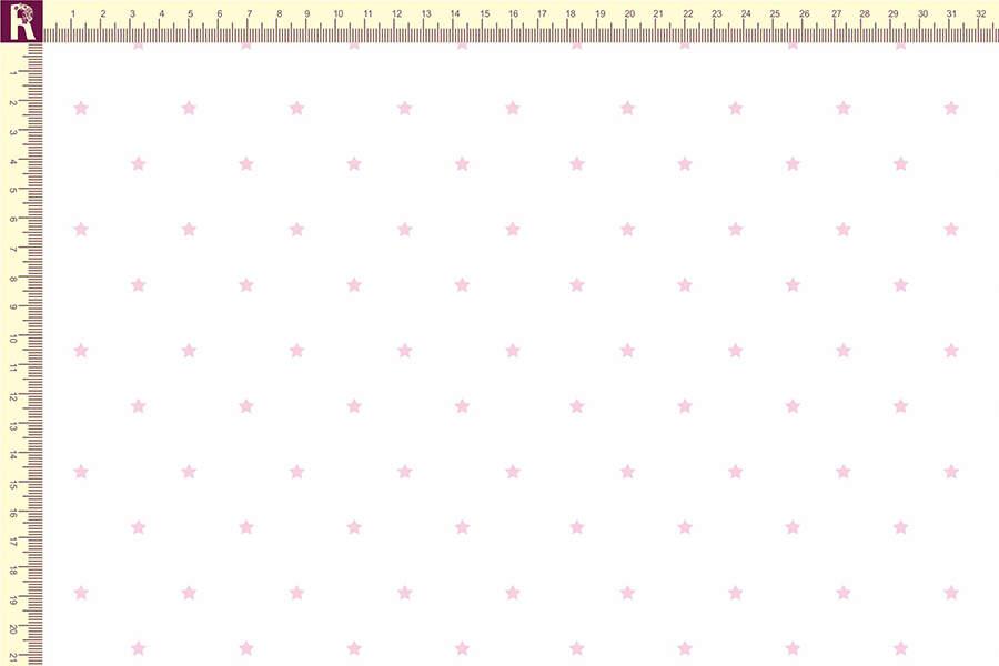 картинка Т106 звезды 0,5, белый 9000, розовый 9005 от компании Руткани