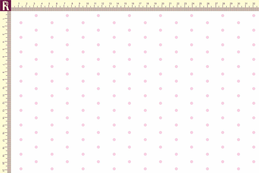 картинка Т104 горох 0,3, белый 9000, розовый 9005 от компании Руткани