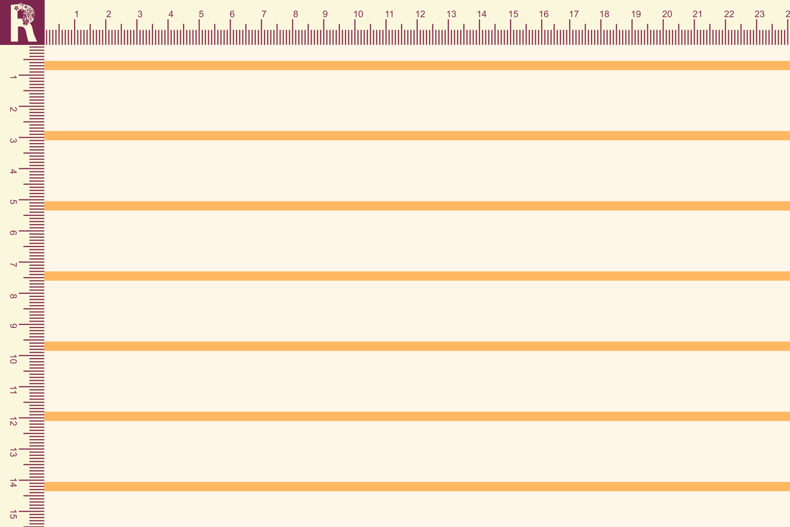 картинка Т130 Линии 0,3 9050а_3004(желтая полоса на молочном фоне) от компании Руткани