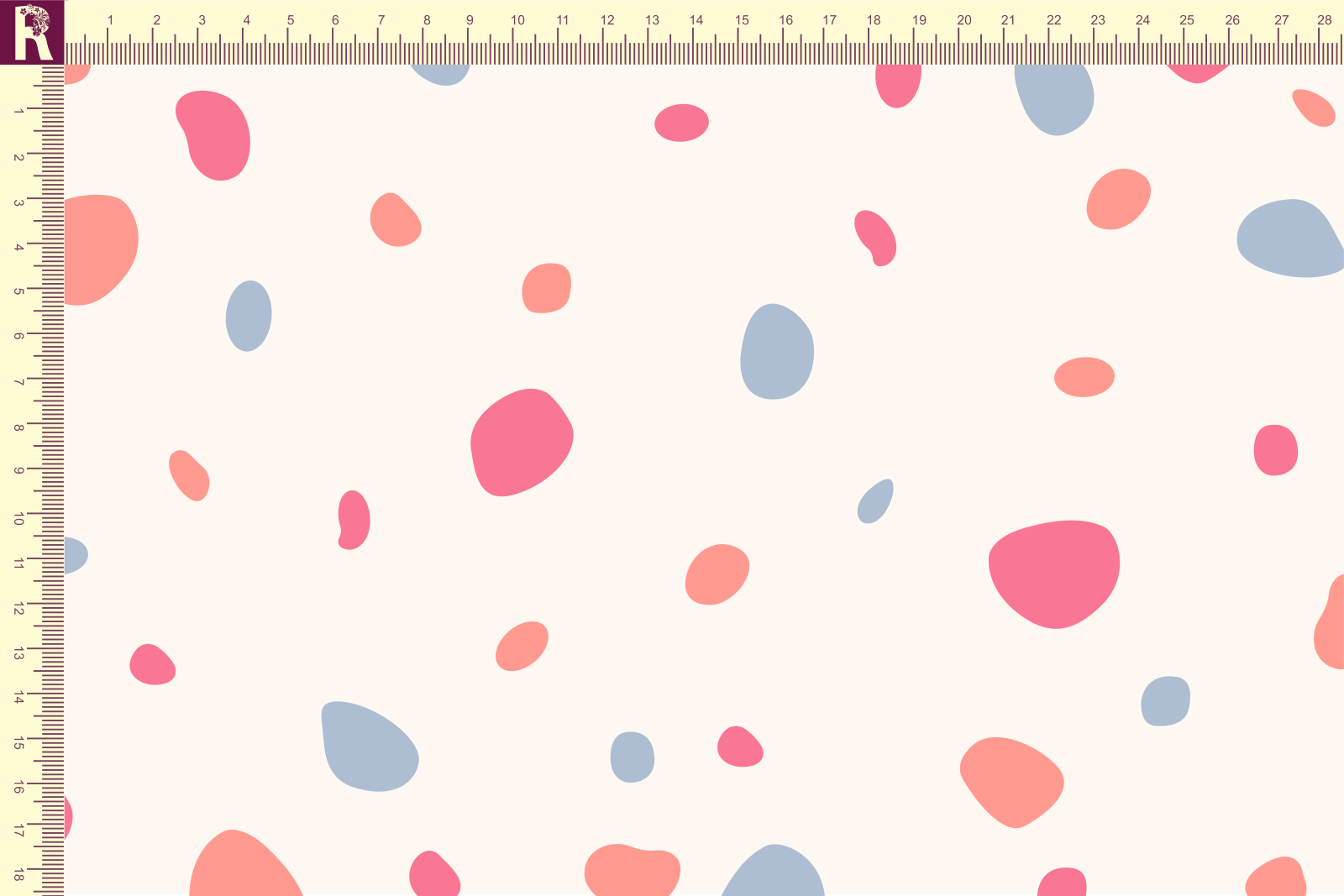 Т646 Цветные пятнышки 9050а_7049_2008_3003 Футер с начесом, 30/20, пачка, кардная