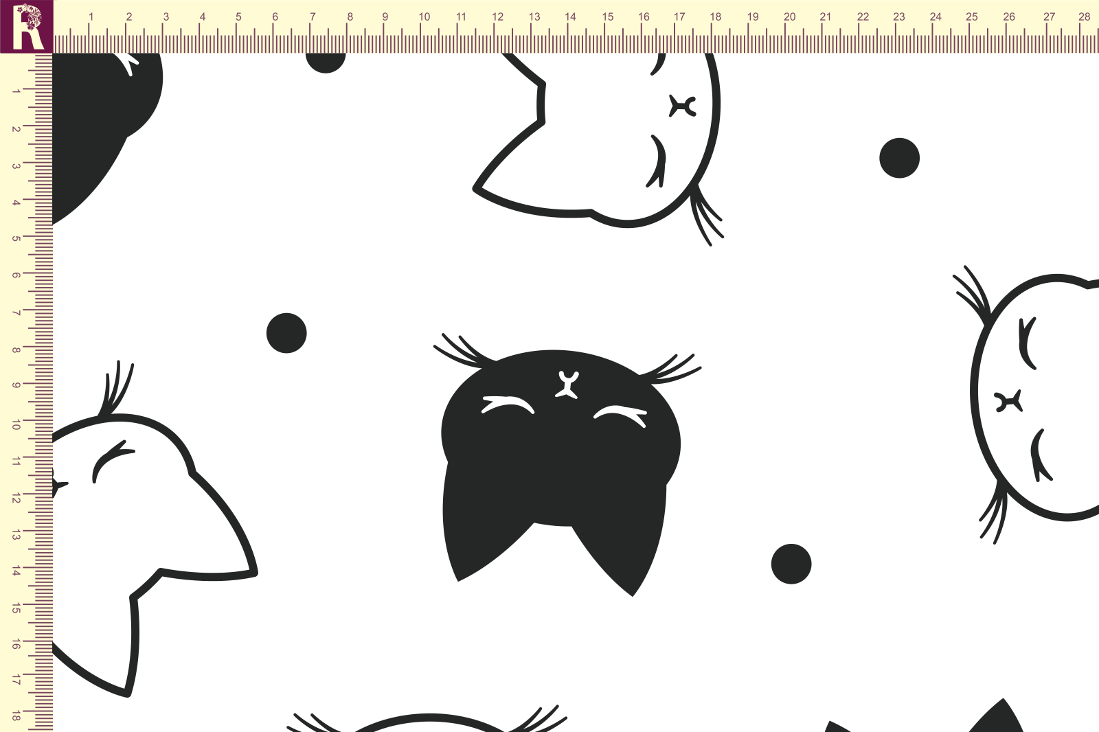 Т635 Милые котики 9000_8009 Футер с начесом, 30/20, пачка, кардная