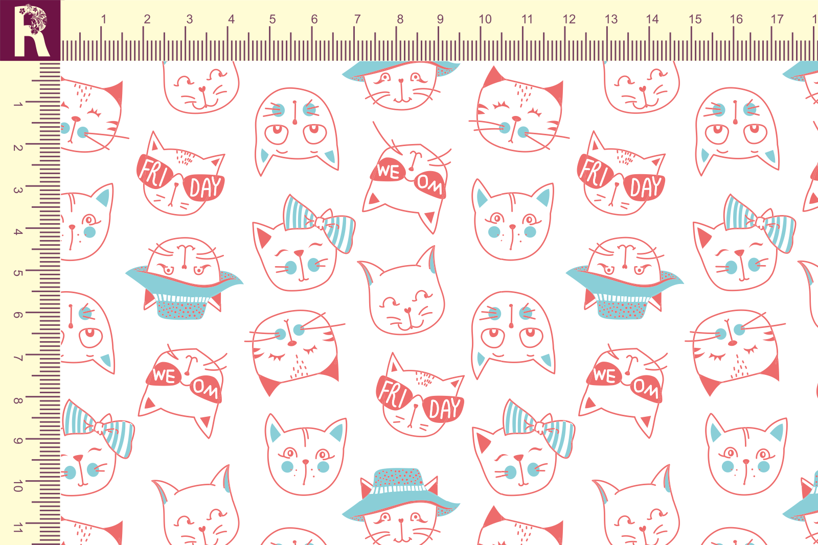 картинка Т516 Кошки от компании Руткани