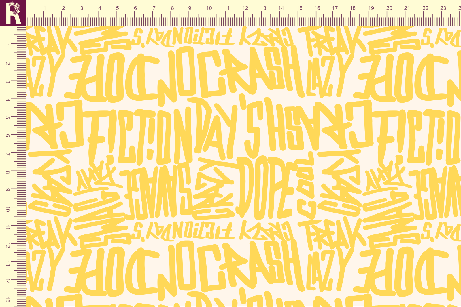 Т600 Граффити 9050а_3007 Футер с начесом, 30/20, пачка, кардная