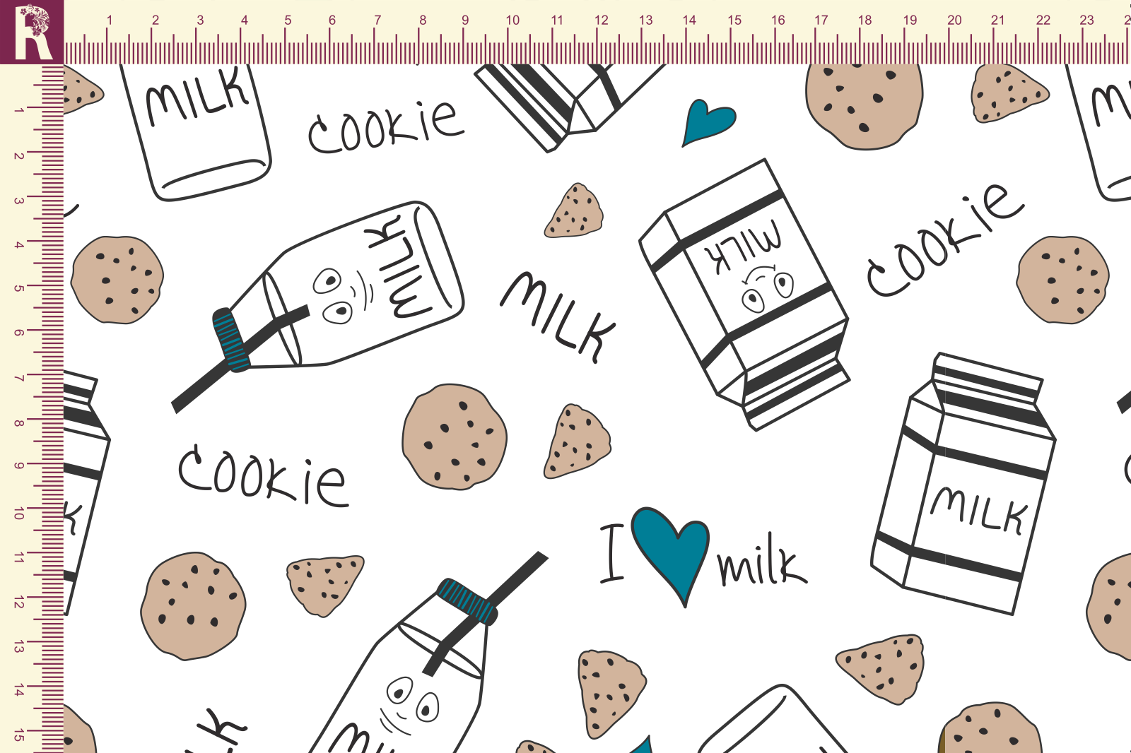 картинка Т595 Милки 9000_8001_4014_7016 от компании Руткани