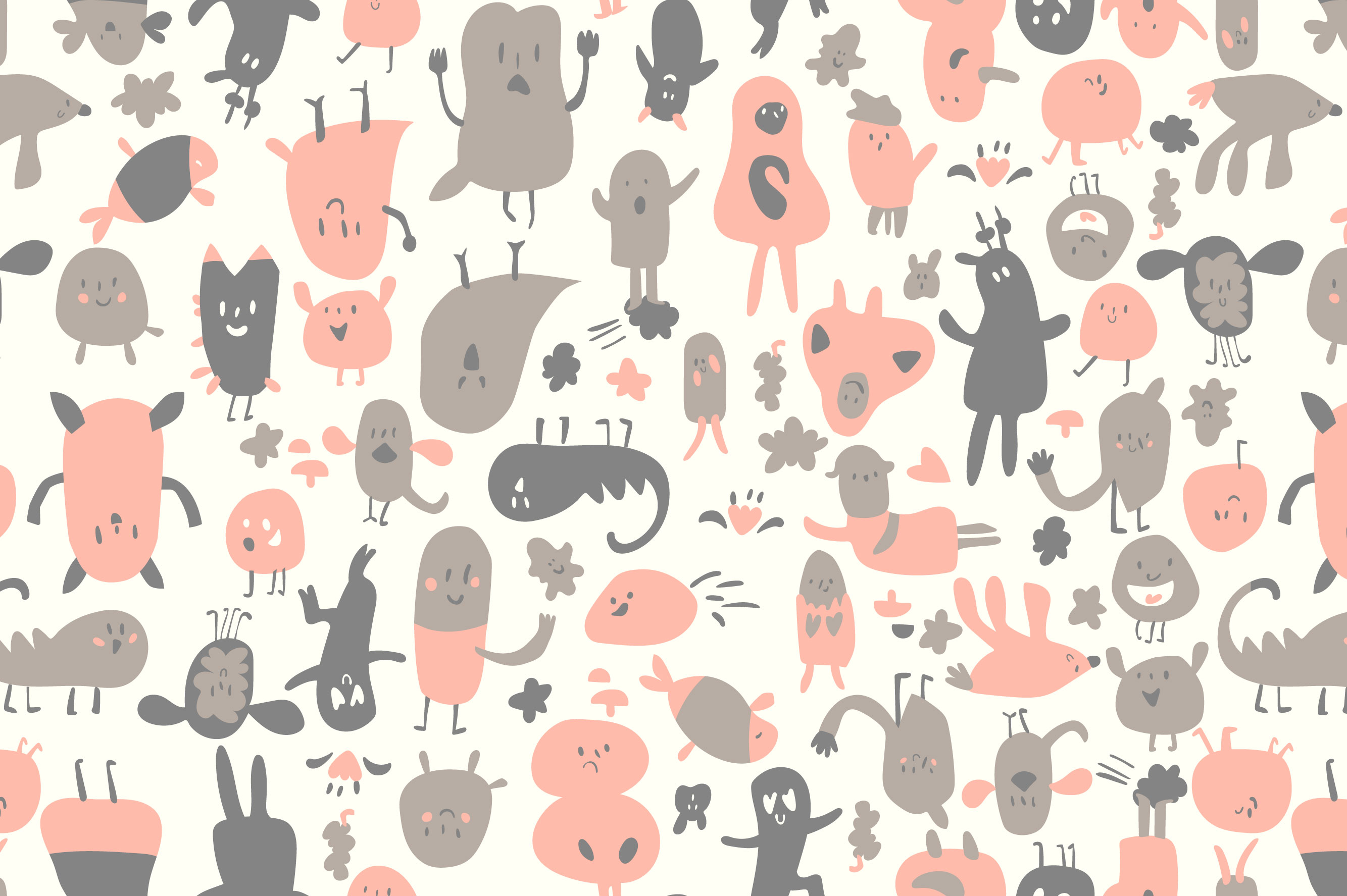 Ткань с принтом Озорной пластилин Т700_5