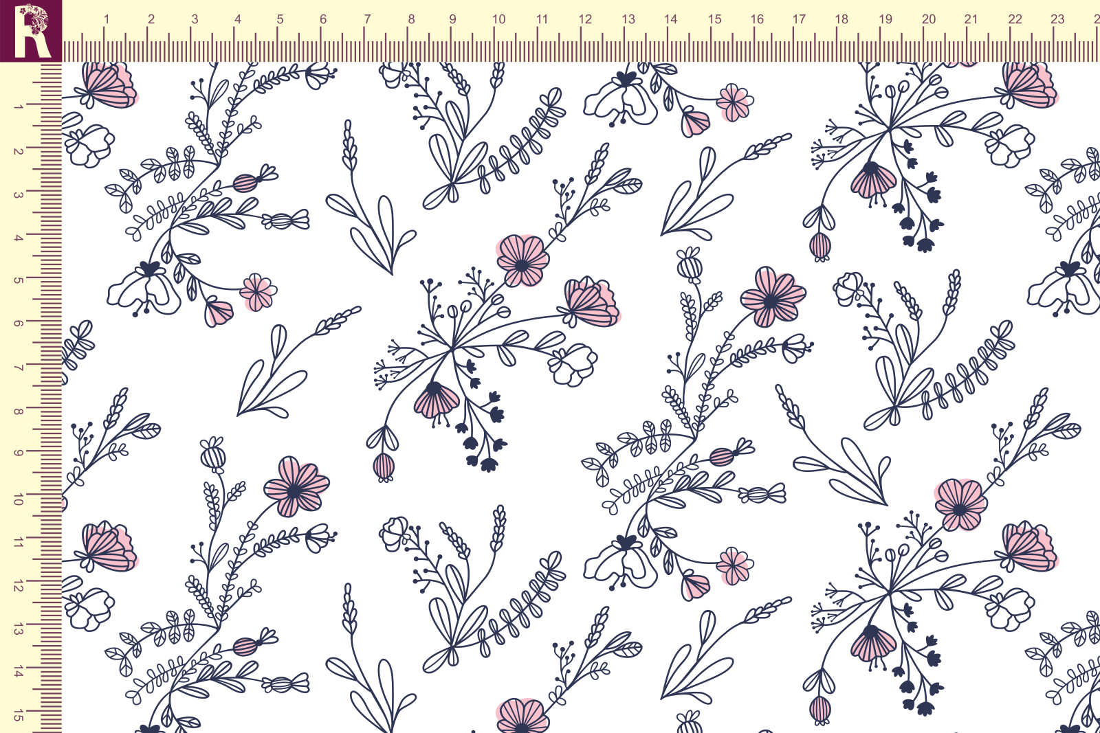 картинка Т602 Полевые цветы 9000_7007_2015 от компании Руткани