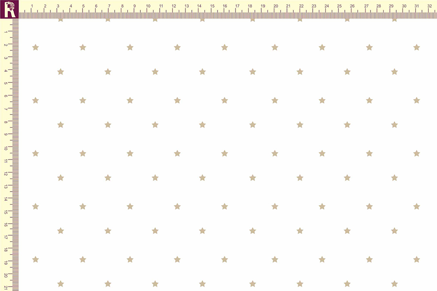 картинка Т106 звезды 0,5, белый 9000, бежевый 9954а от компании Руткани