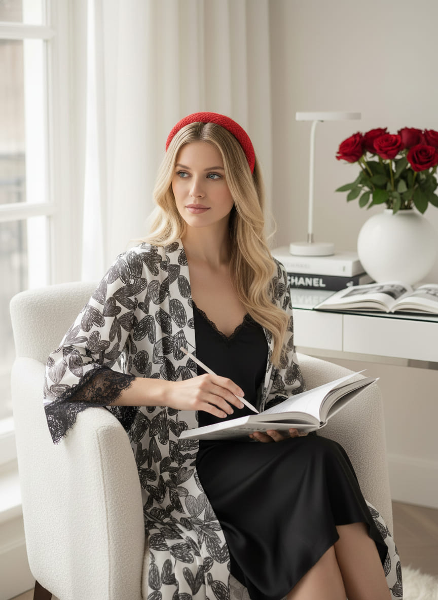 картинка Ткань с принтом Карандашные сердца Т688_16 от компании Руткани