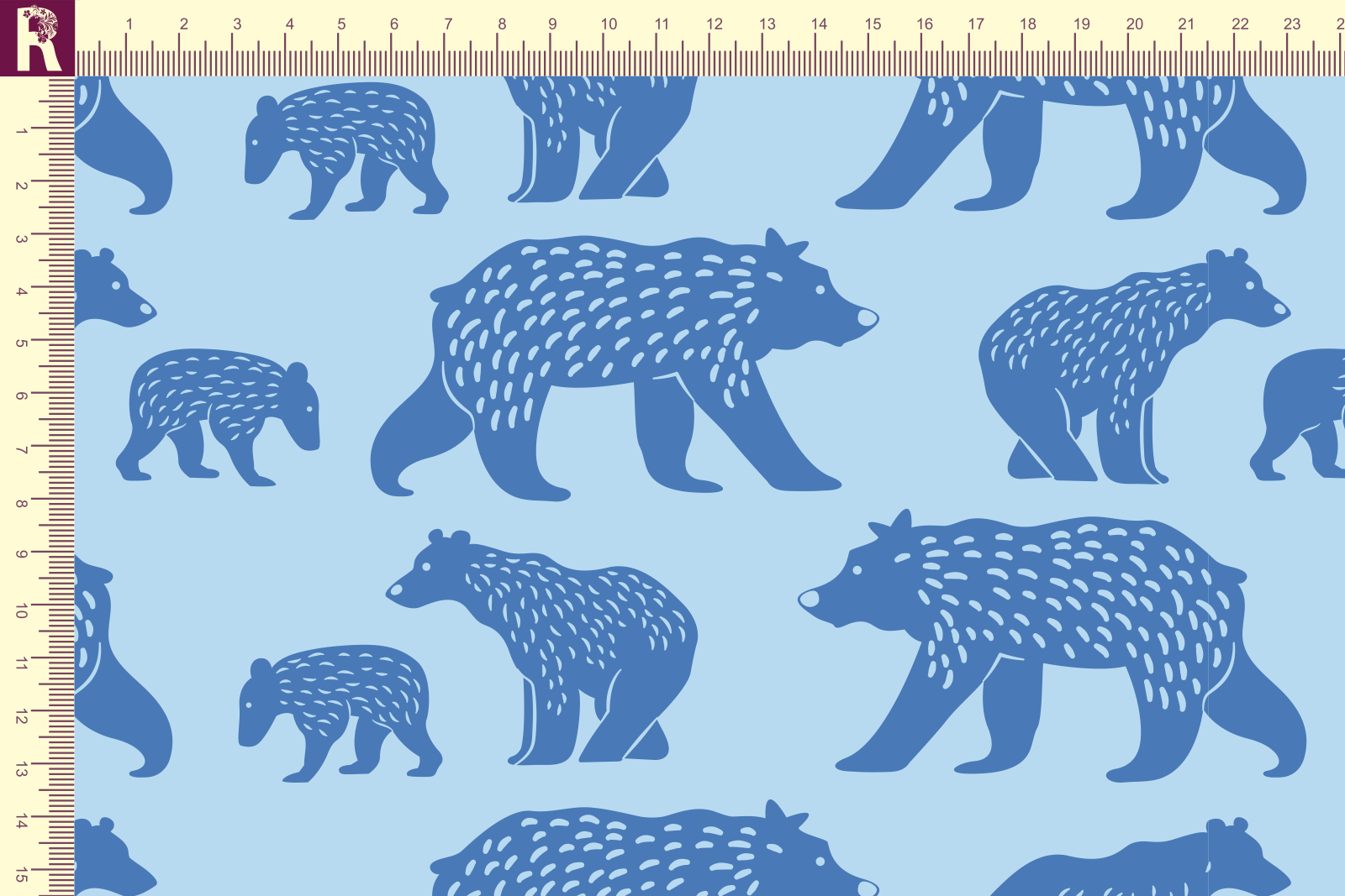 картинка Т554 Медведь 14-4313 18-4039 от компании Руткани