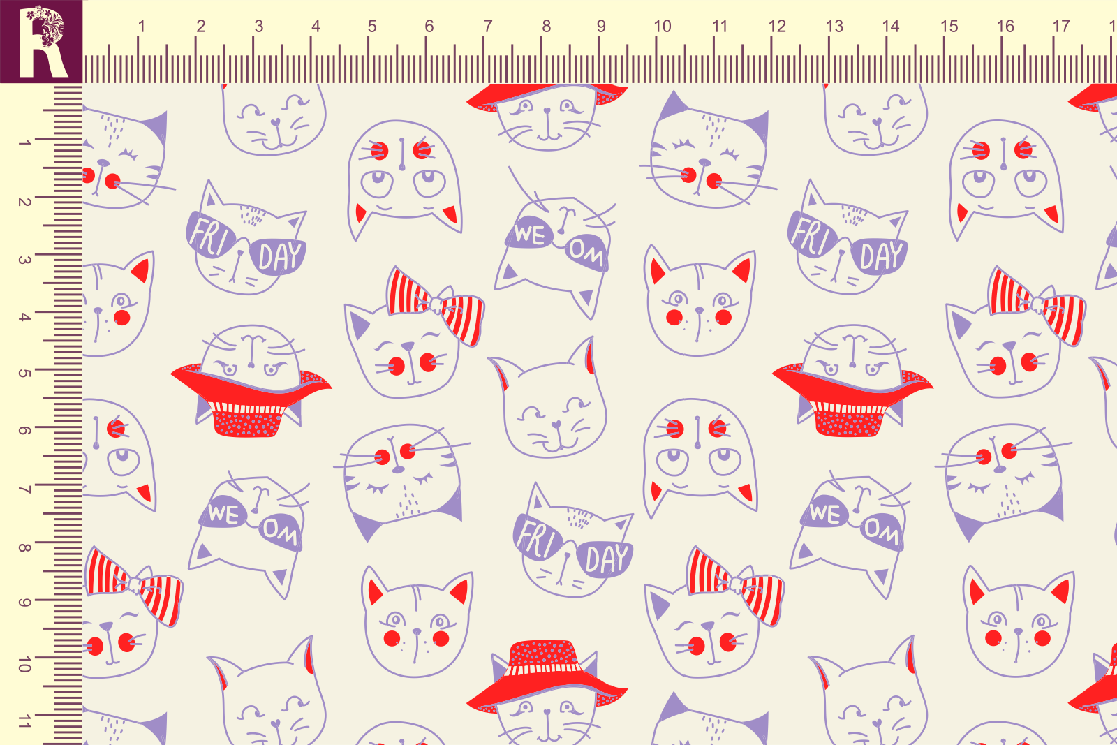 картинка Т516 Кошки от компании Руткани