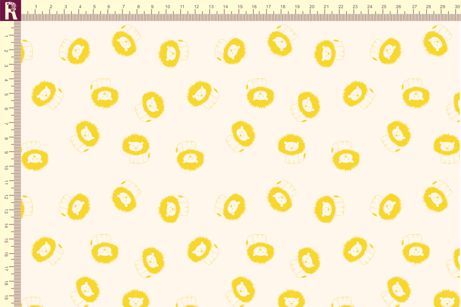 картинка Т501 львята экрю 9050 желтый 9003 от компании Руткани