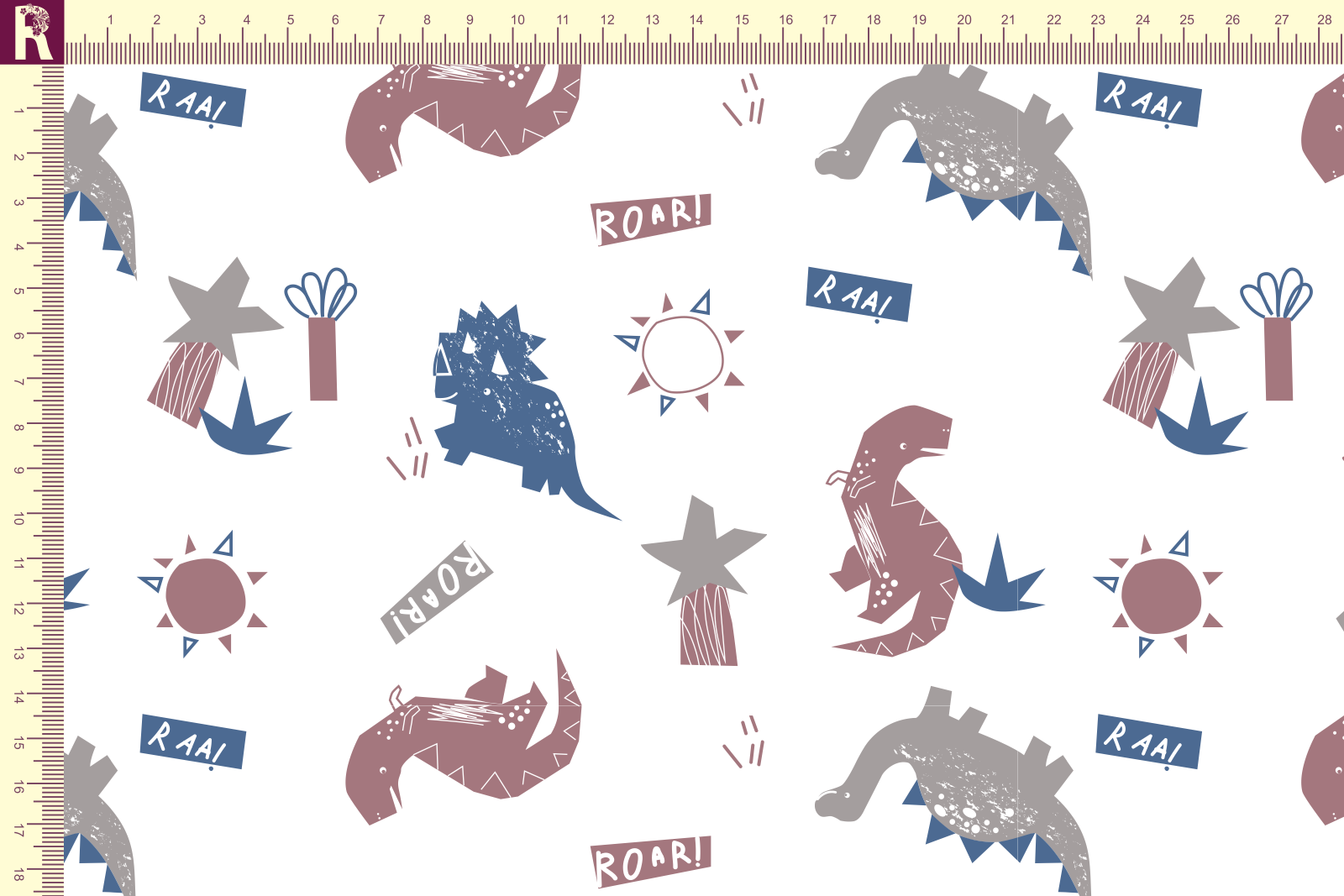 Т648 Roar 9000_8010_4024_5004 Футер с начесом, 30/20, пачка, кардная