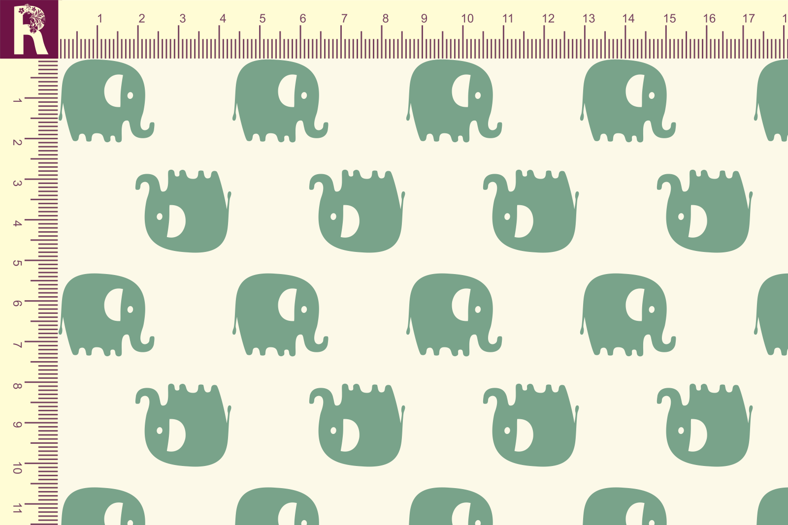 картинка Т510 Слоники от компании Руткани