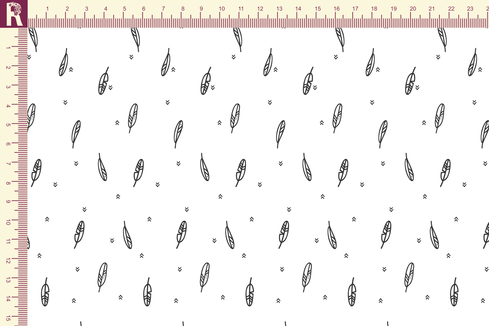 картинка Т125 Перышки 9000_8001 от компании Руткани