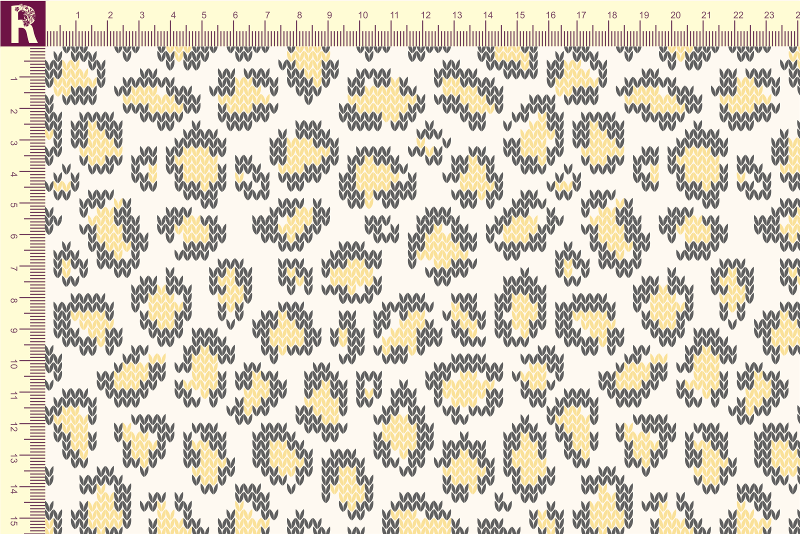 Т610 Вязаный леопард 9050а_8003_3008 Футер с начесом, 30/20, пачка, кардная