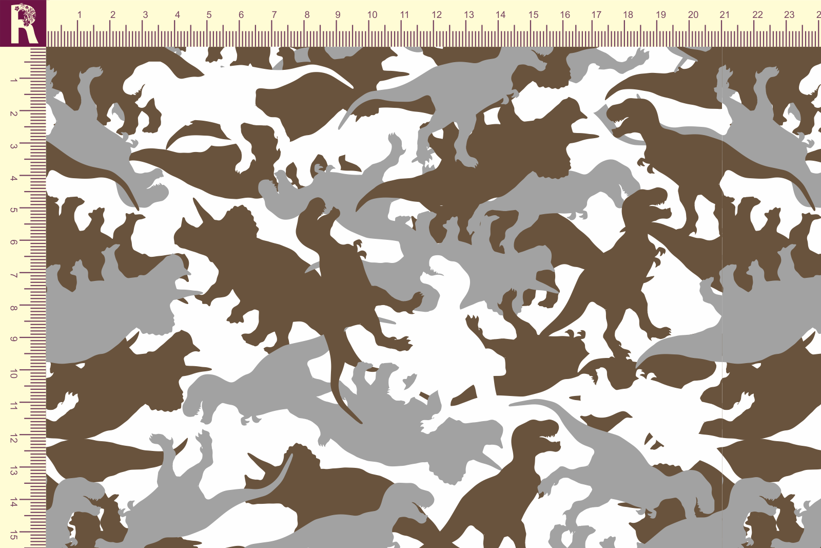 картинка Т520_камуфляж дино от компании Руткани