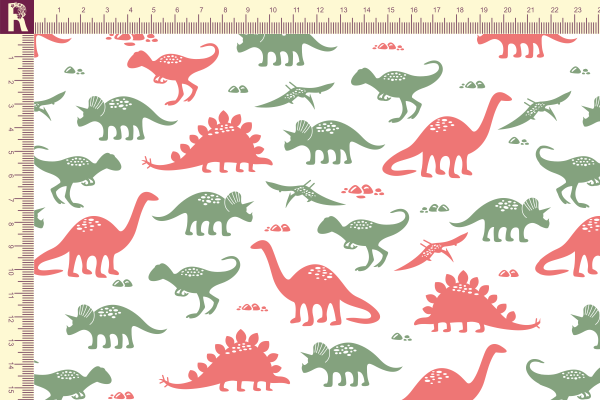 картинка Т527 динозавры 2 цвета 16_1543 16_5917 от компании Руткани