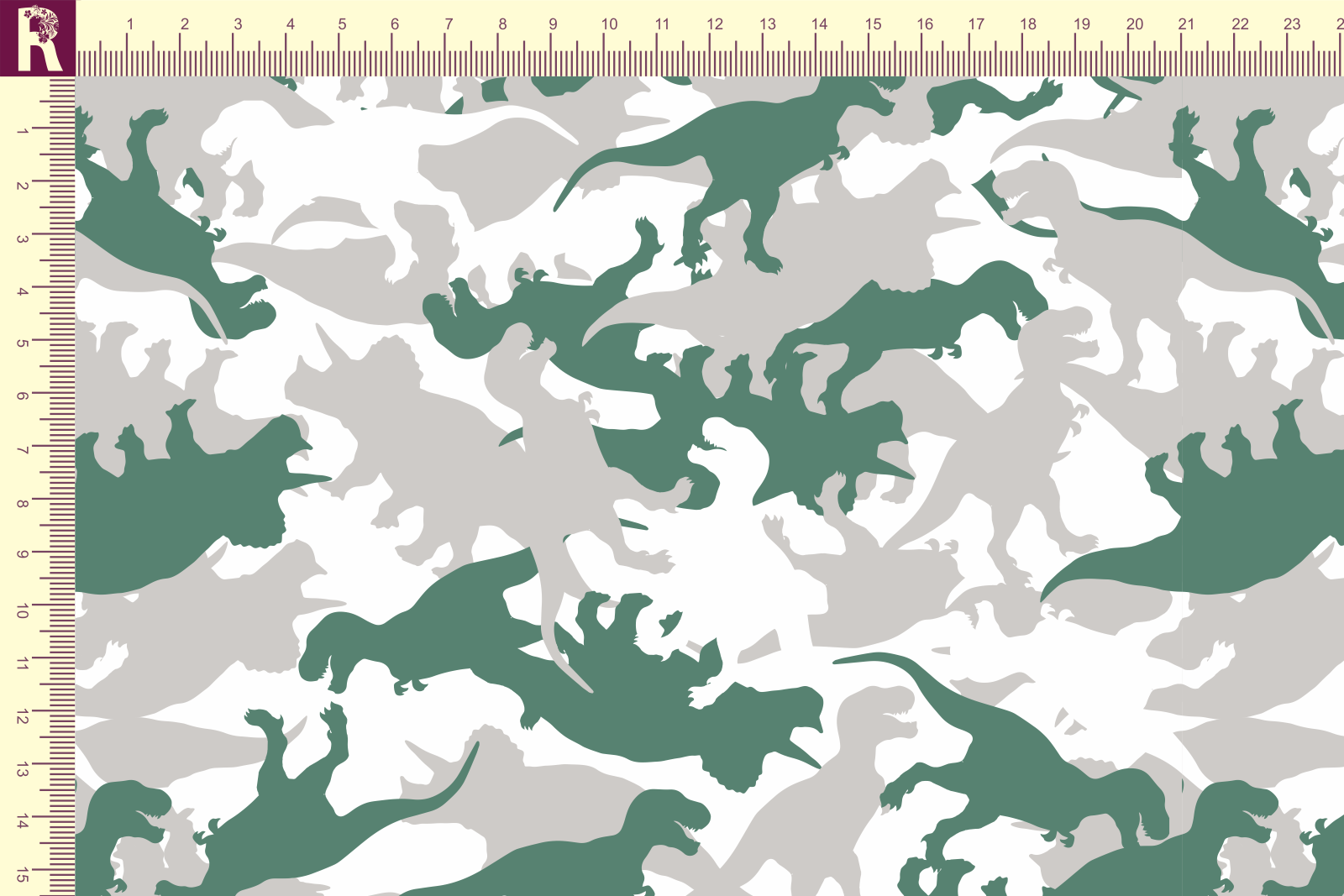 картинка T520 Камуфляж Дино от компании Руткани