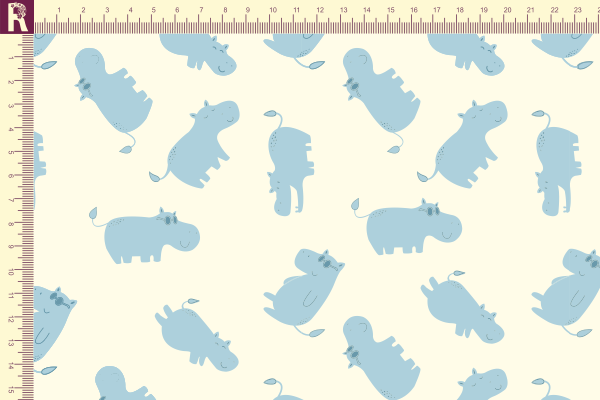 картинка Т504 Бегемотики от компании Руткани