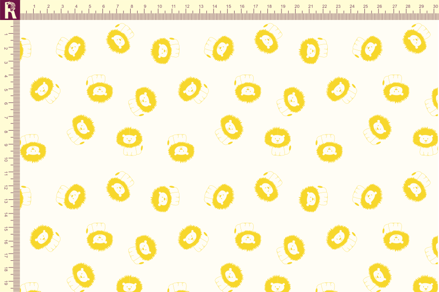 картинка Т501 львята молочный 9050а желтый 9003 от компании Руткани