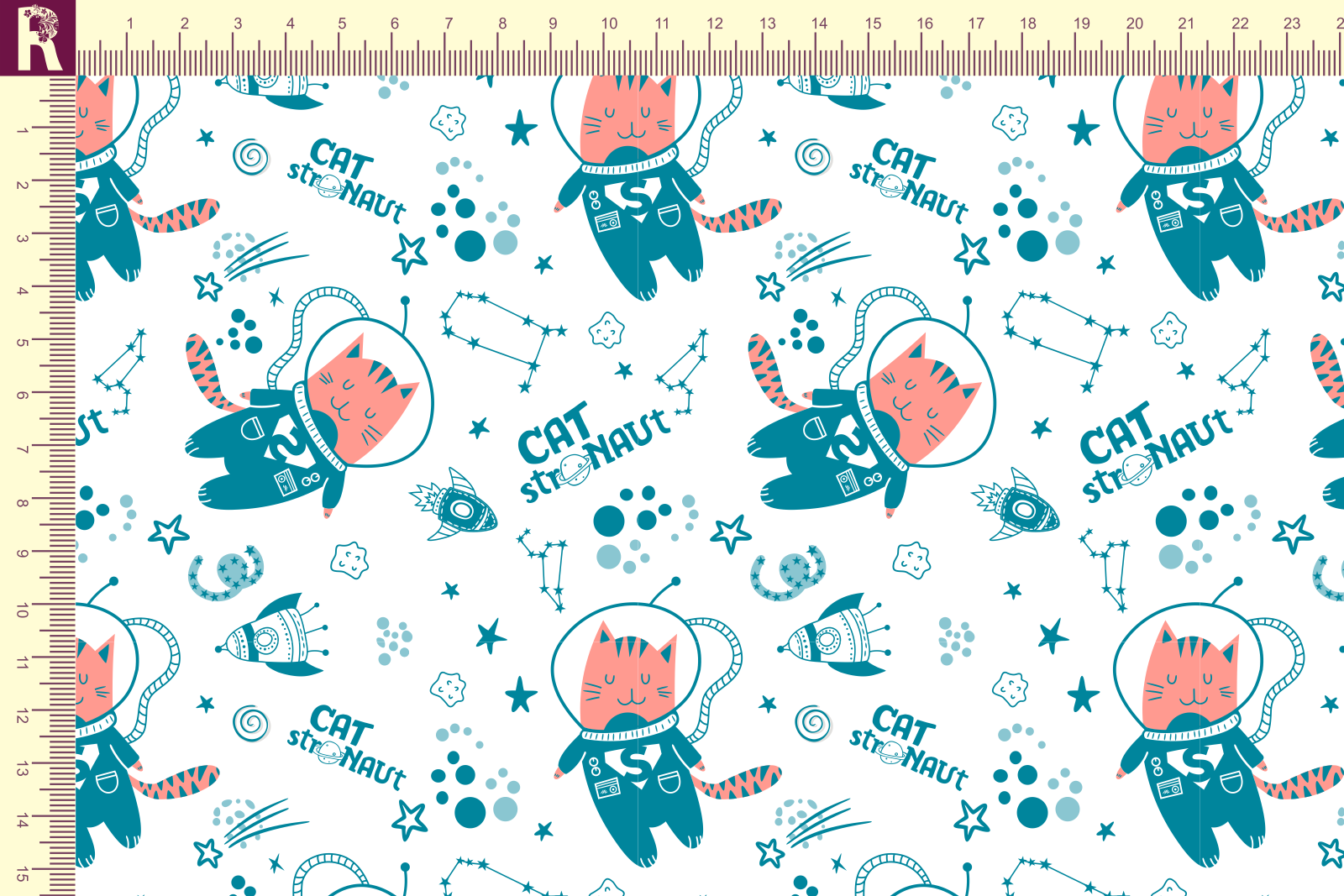 Т577 КосмоКот 9000_7016_3003 Футер с начесом, 30/20, пачка, кардная