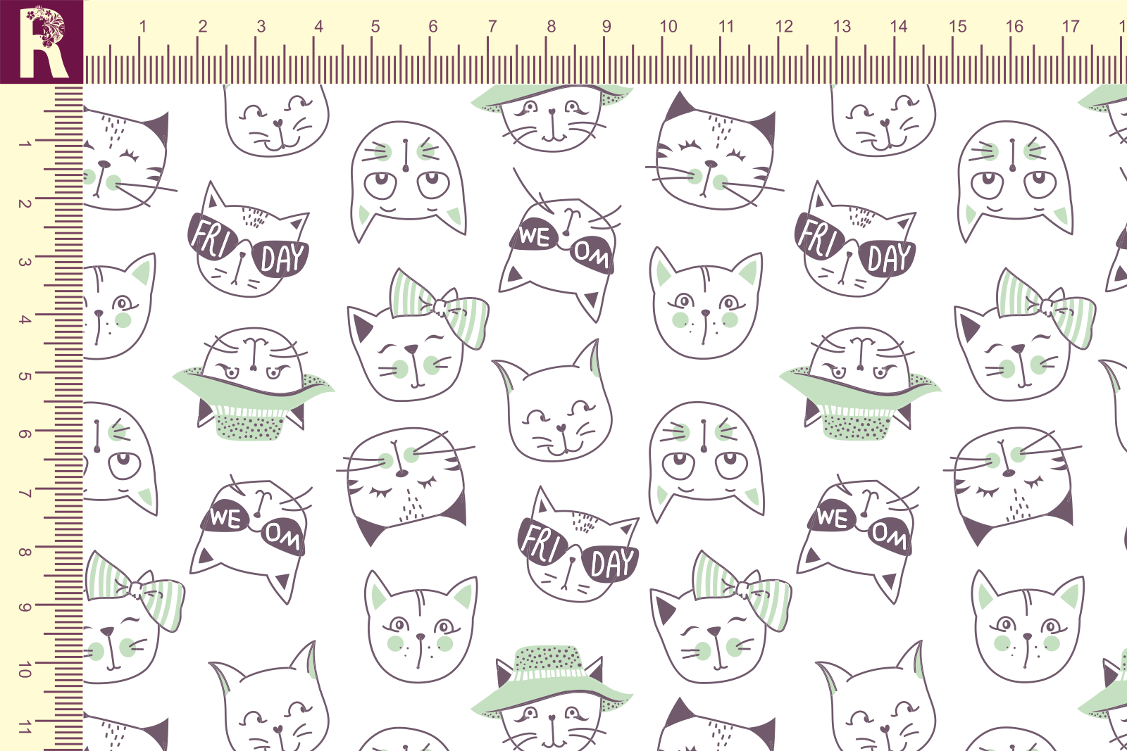 картинка Т516 Кошки от компании Руткани