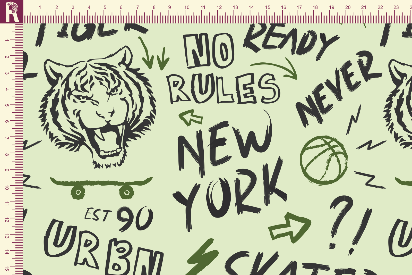 Т565 Тигр Урбан 9025_8001_6017 Футер с начесом, 30/20, пачка, кардная Т565 Тигр Урбан 9025_8001_6017 Футер с начесом, 30/20, пачка, кардная