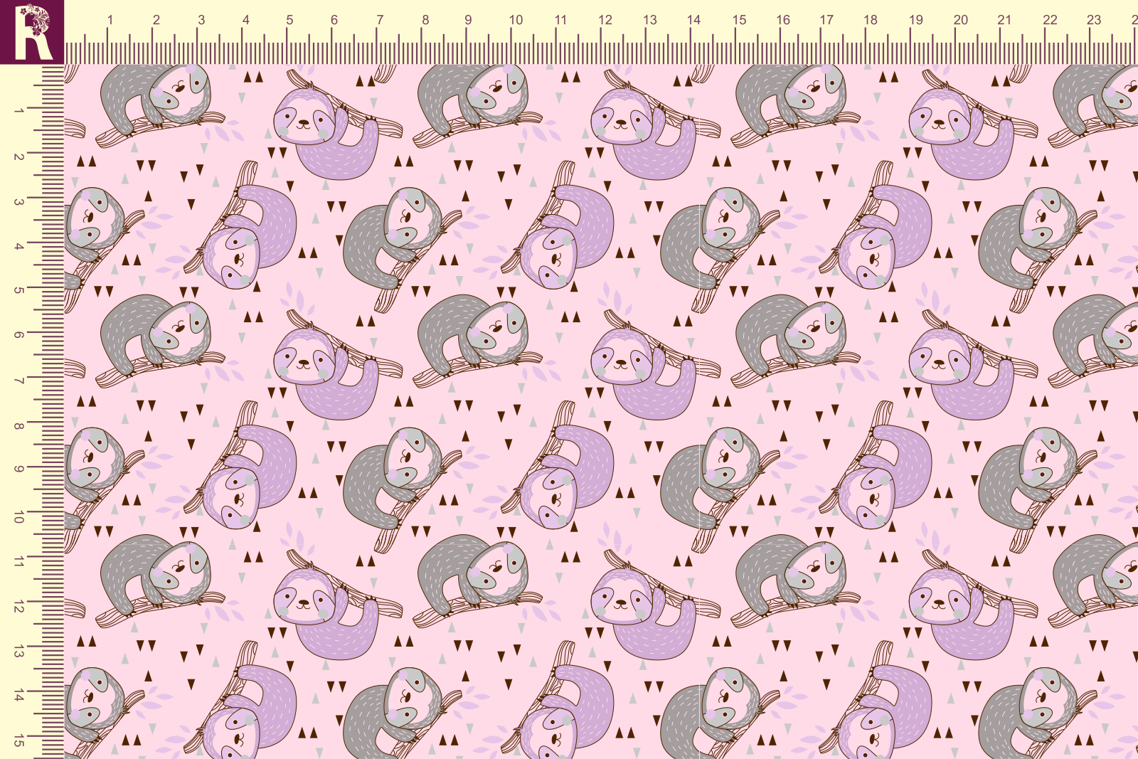 Т575 Коалы 9509а_4007_2028_8010 Футер с начесом, 30/20, пачка, кардная