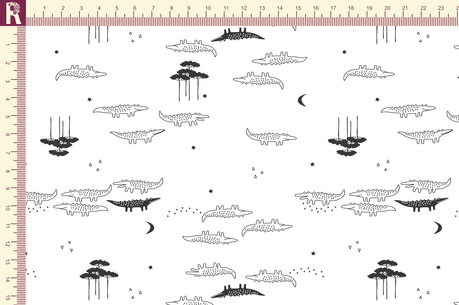 картинка Т590 Крокодилы 9000_8001 от компании Руткани