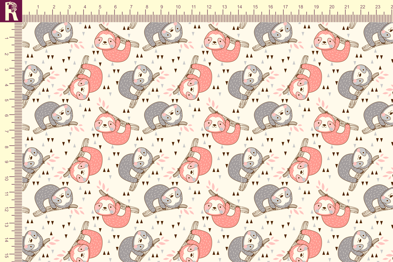 Т575 Коалы 9050а_4007_3003_8010 Футер с начесом, 30/20, пачка, кардная