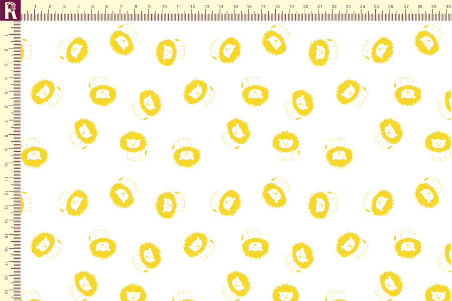 картинка Т501 львята белый 9000 желтый 9003 от компании Руткани