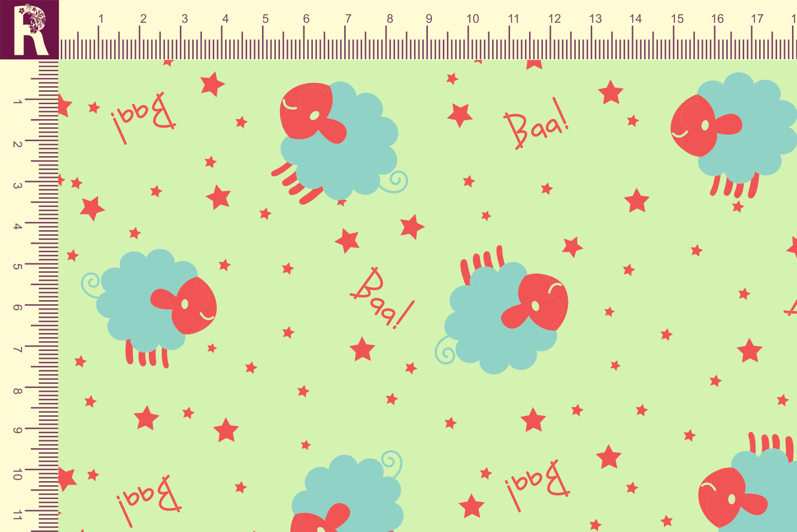 картинка Т514 Барашки от компании Руткани