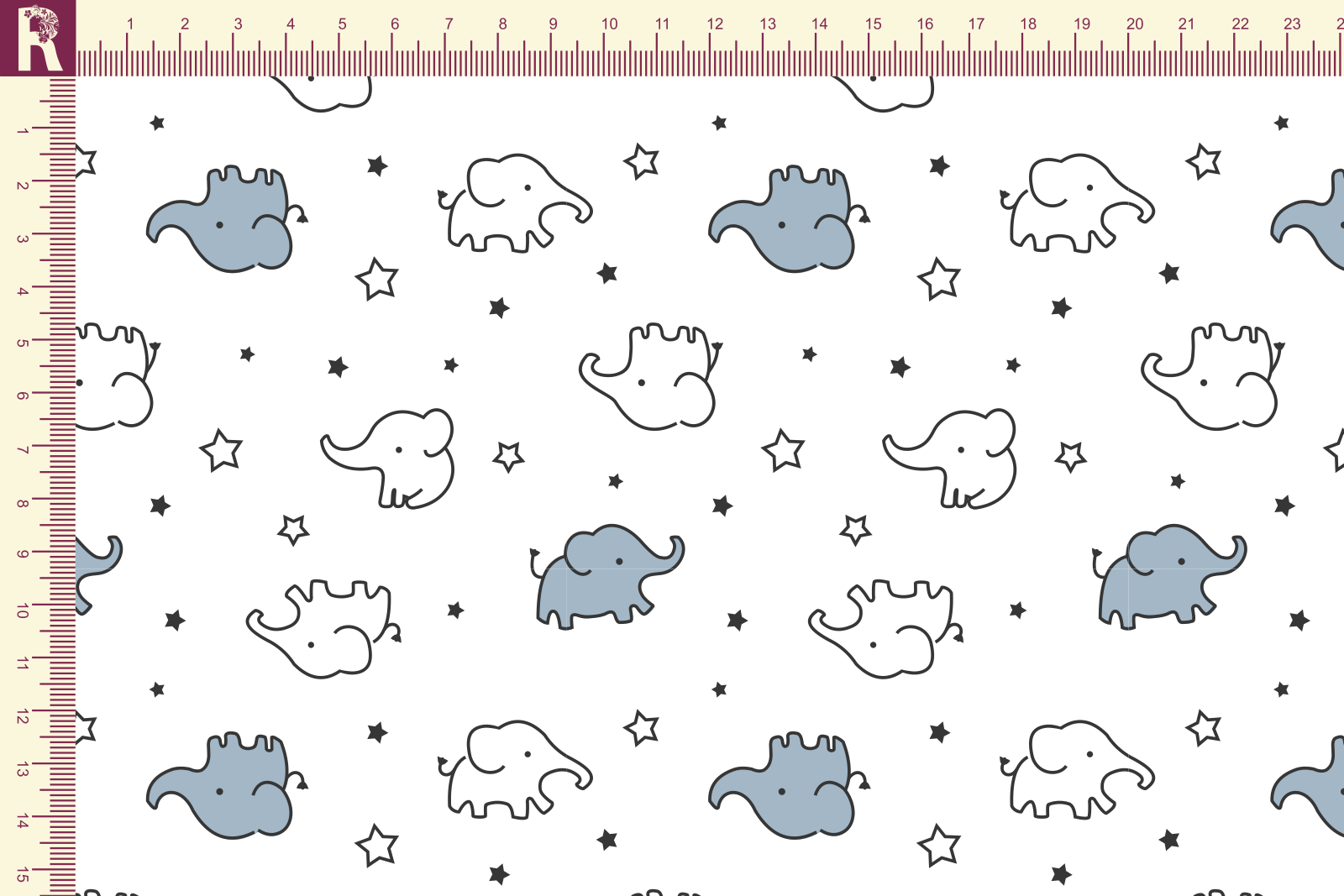 картинка Т584 Слоники 9000_8001_8011 от компании Руткани