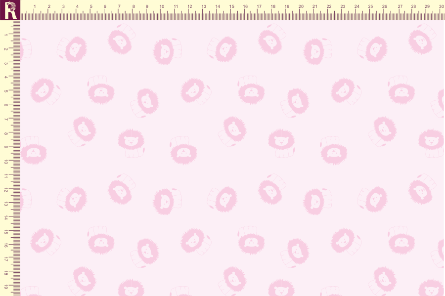 картинка Т501 львята светло-розовый 9509 розовый 9005 от компании Руткани