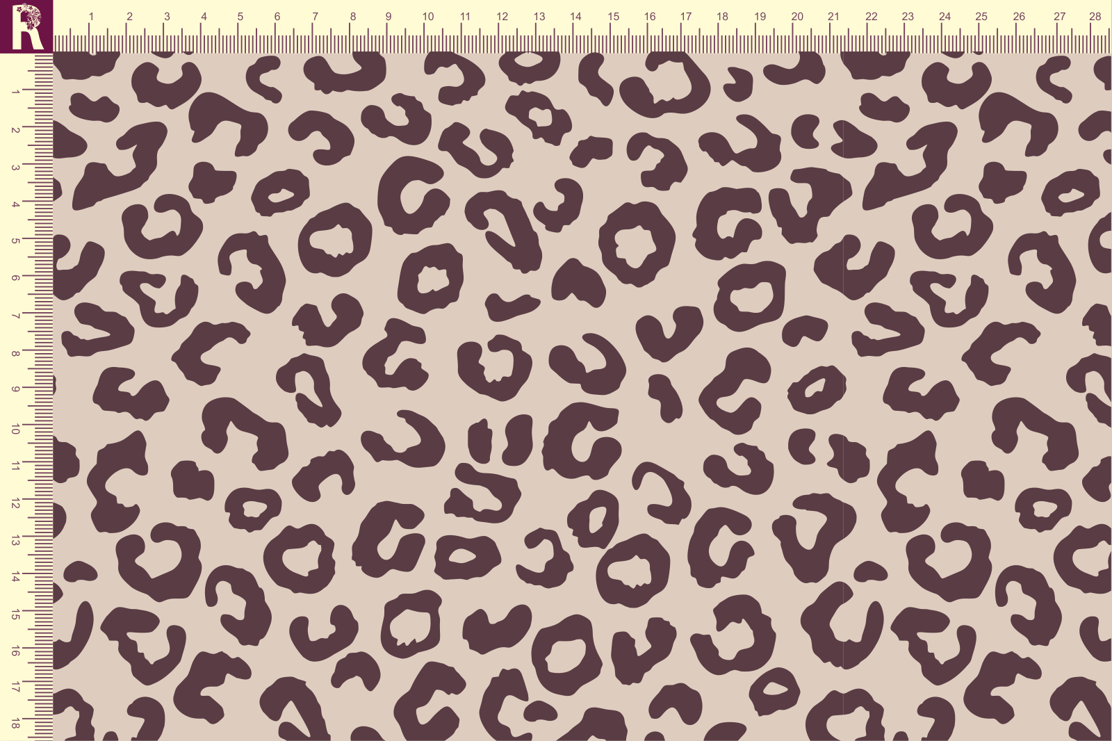 Т621 Леопардовая текстура 9074_4018 Футер с начесом, 30/20, пачка, кардная