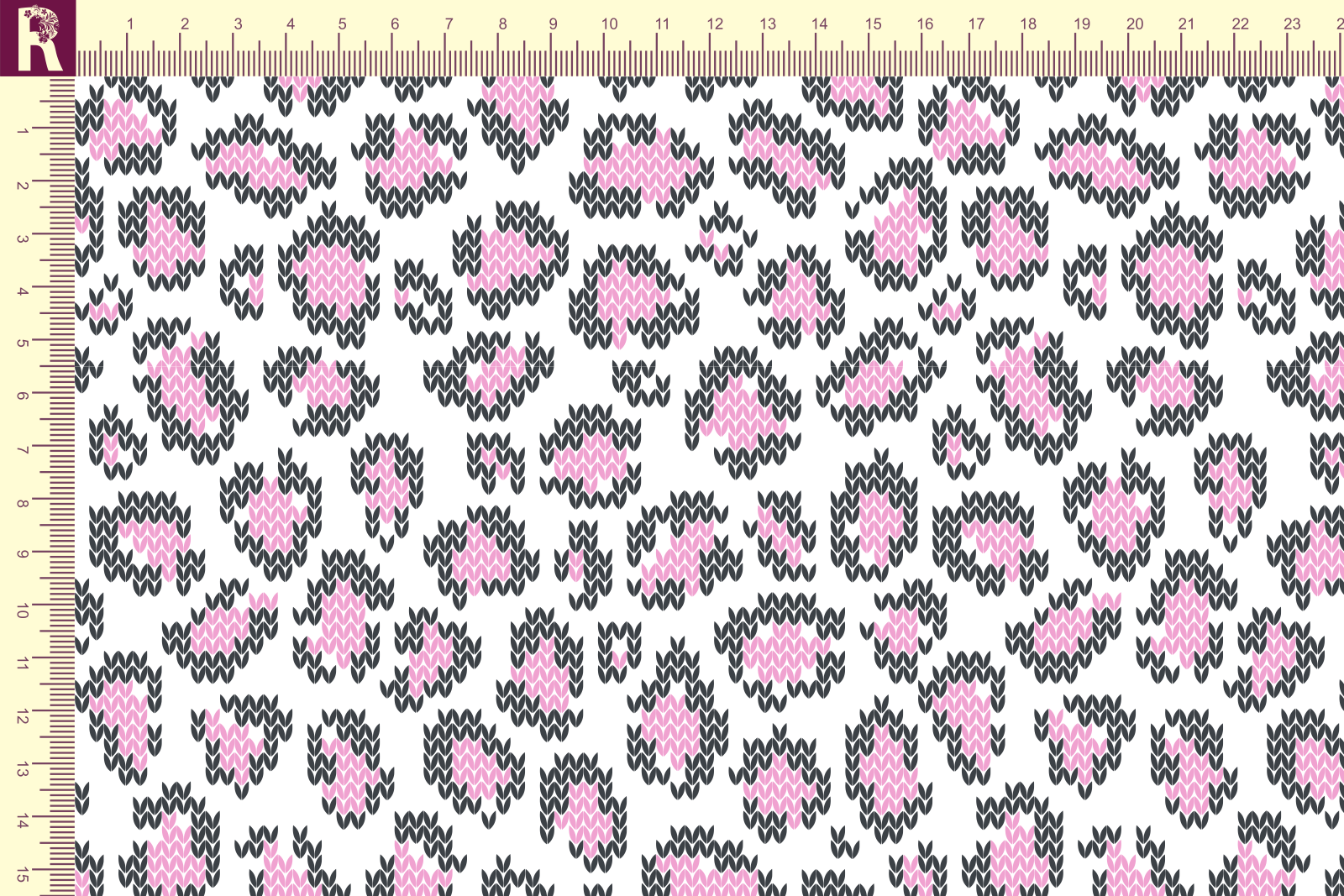 Т610 Вязаный леопард 9000_8001_2029 Футер с начесом, 30/20, пачка, кардная