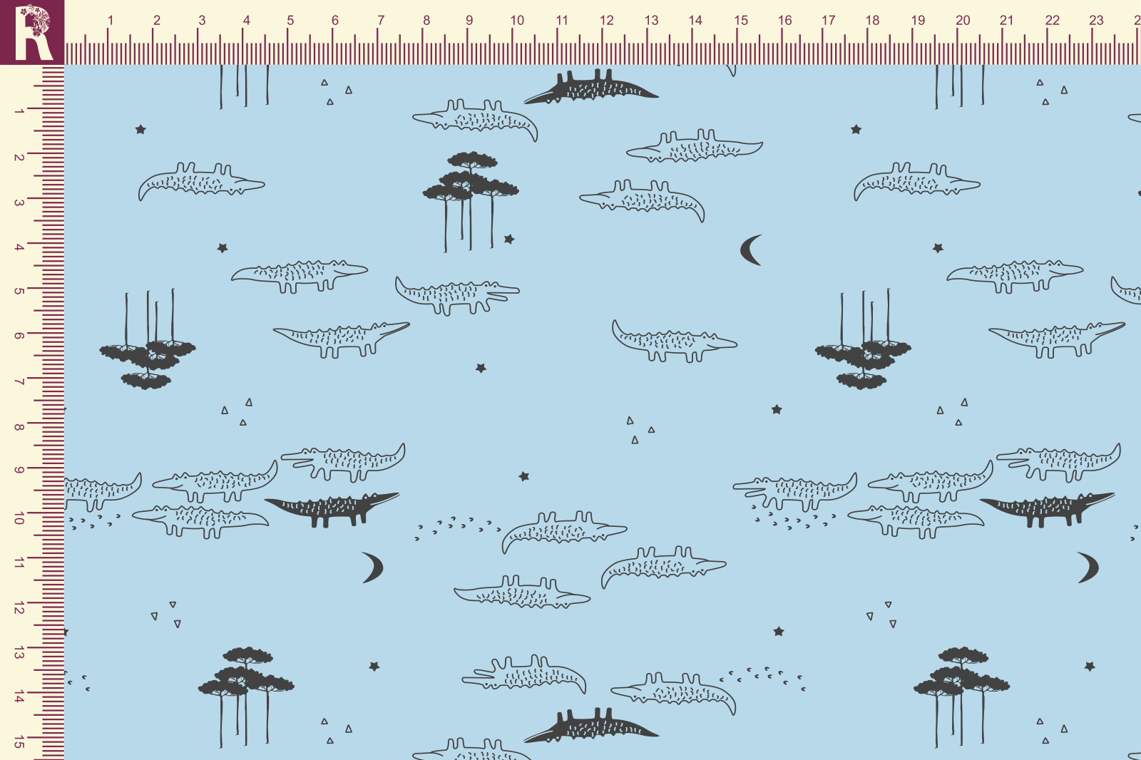 картинка Т590 Крокодилы 9061а_8001 от компании Руткани
