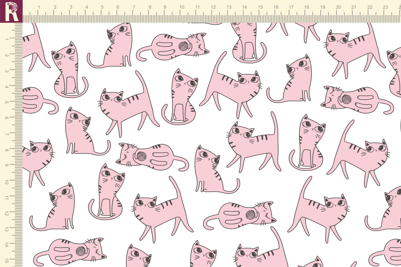 Т582 Коти 9000_8001_2015 Футер с начесом, 30/20, пачка, кардная