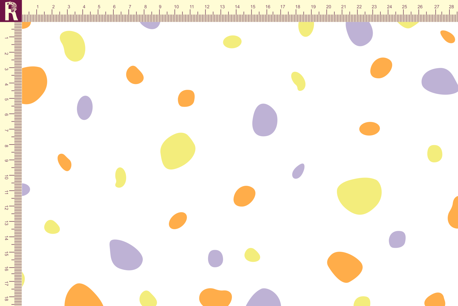 Т646 Цветные пятнышки 9000_2010_3009_3004 Футер с начесом, 30/20, пачка, кардная