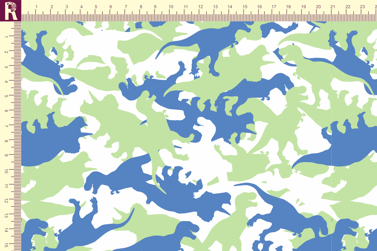 картинка T520 Камуфляж Дино от компании Руткани