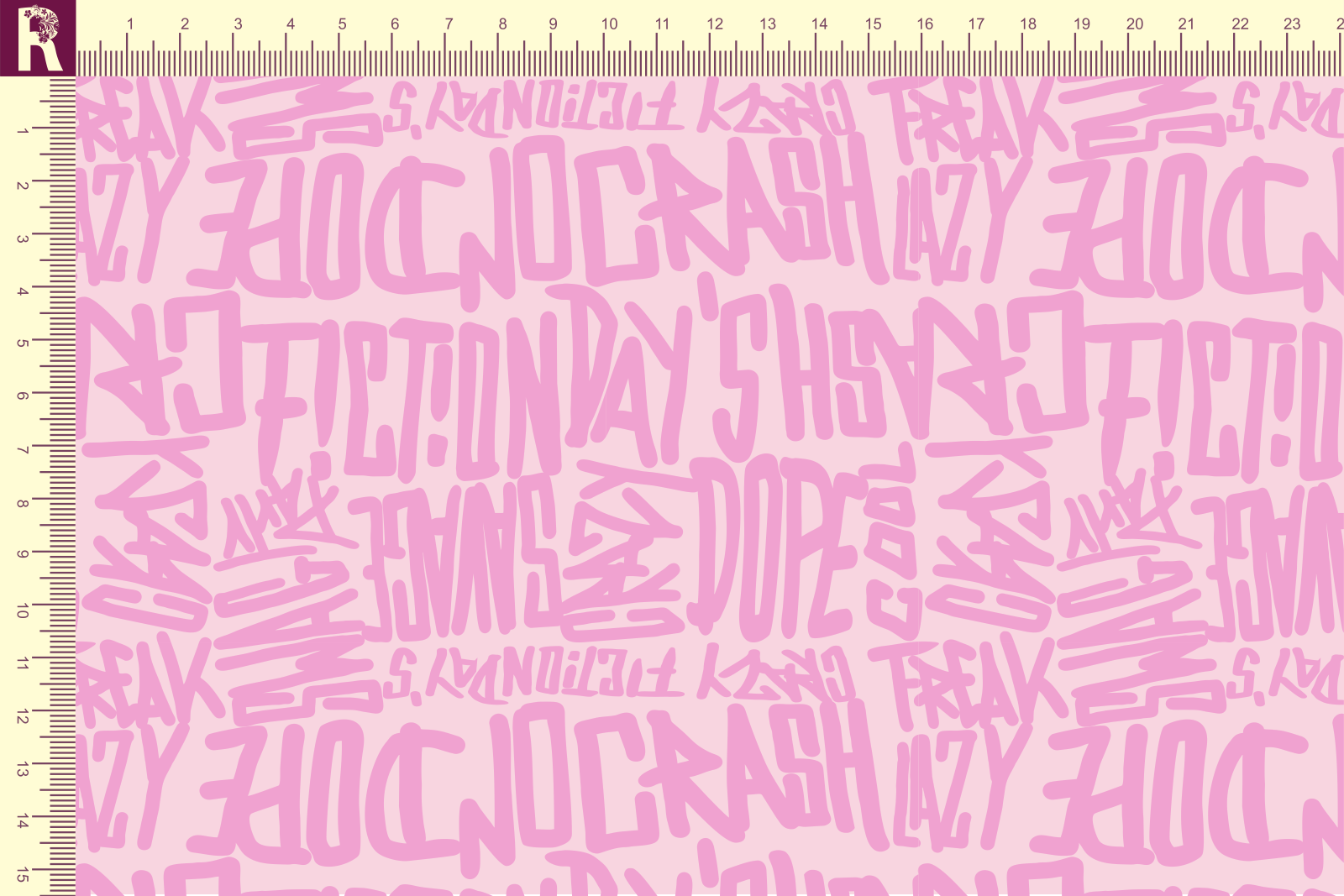 Т600 Граффити 9509а_2029 Футер с начесом, 30/20, пачка, кардная