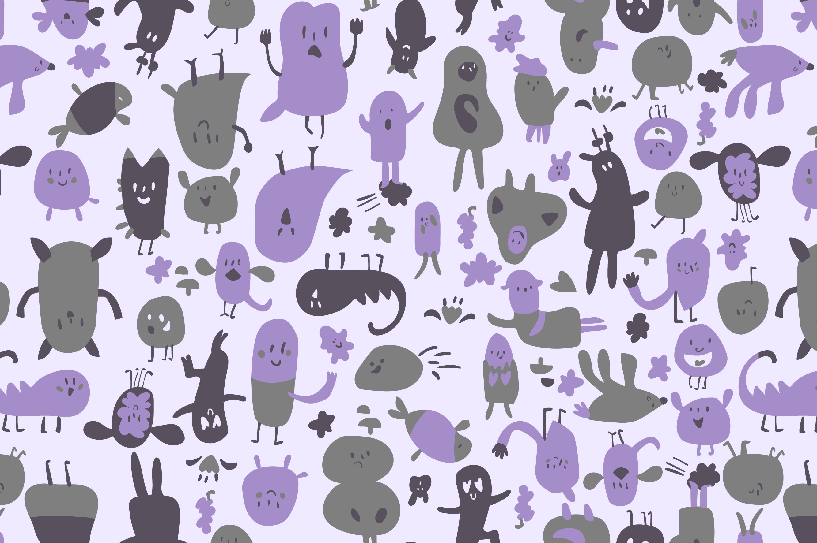 Ткань с принтом Озорной пластилин Т700_13