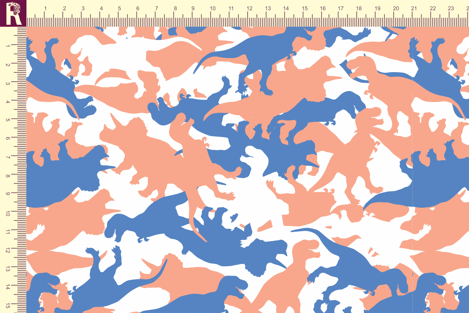 картинка T520 Камуфляж Дино от компании Руткани