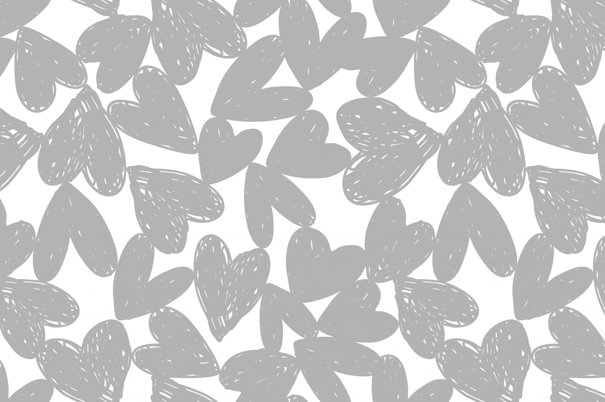 картинка Ткань с принтом Карандашные сердца Т688_15 от компании Руткани