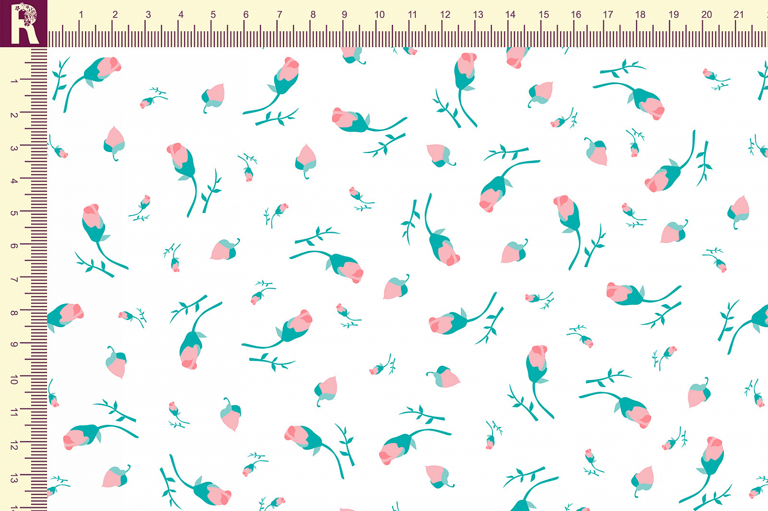 Т674 Бутоны роз 9000 16-5127 15-1626