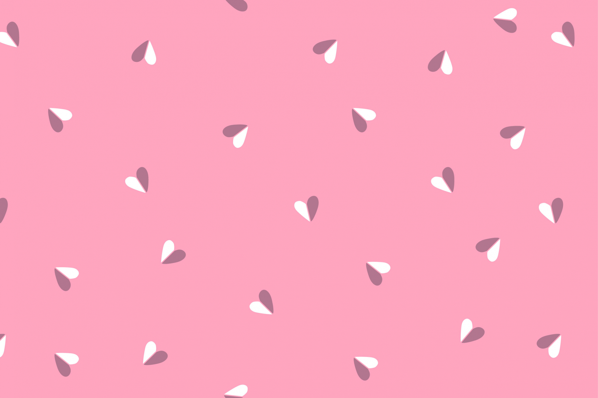 картинка Ткань с принтом Сердечки-половинки Т691_13 от компании Руткани