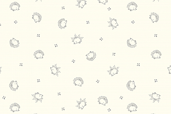 картинка Ткань с принтом Маленькие ежики Т696_10 от компании Руткани картинка Ткань с принтом Маленькие ежики Т696_10 от компании Руткани